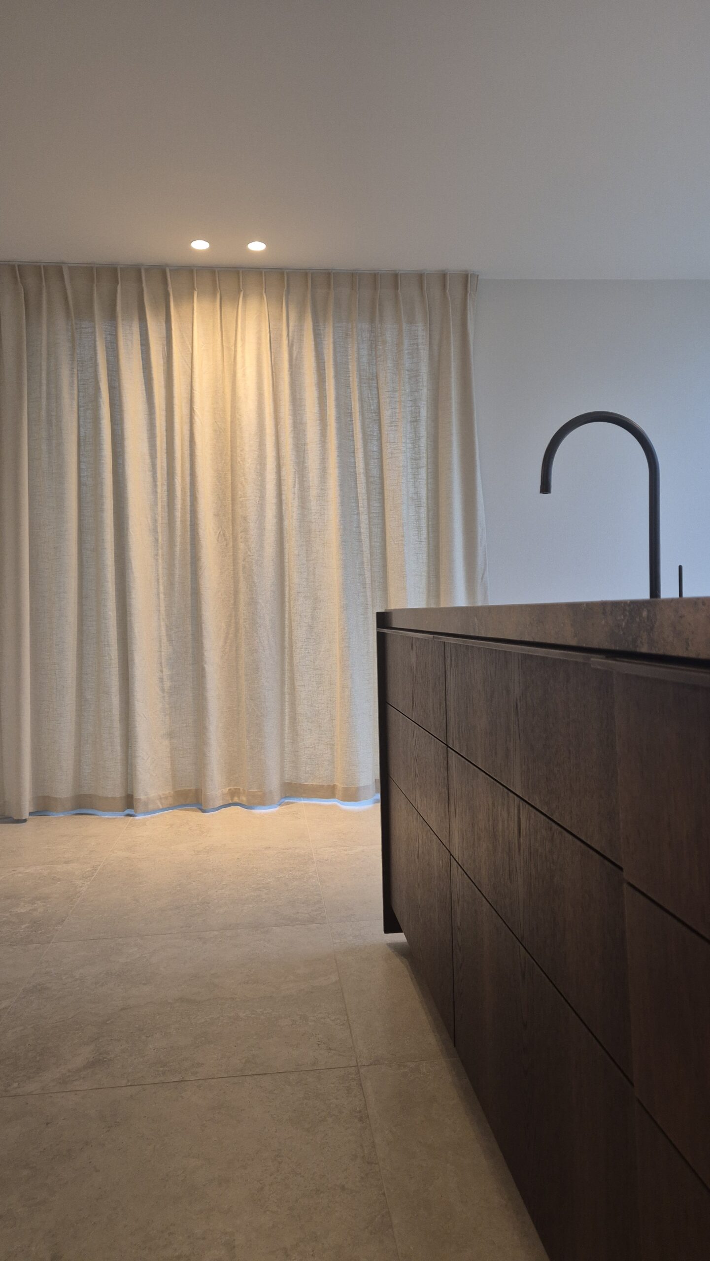 Gordijnen zwaar linnen look