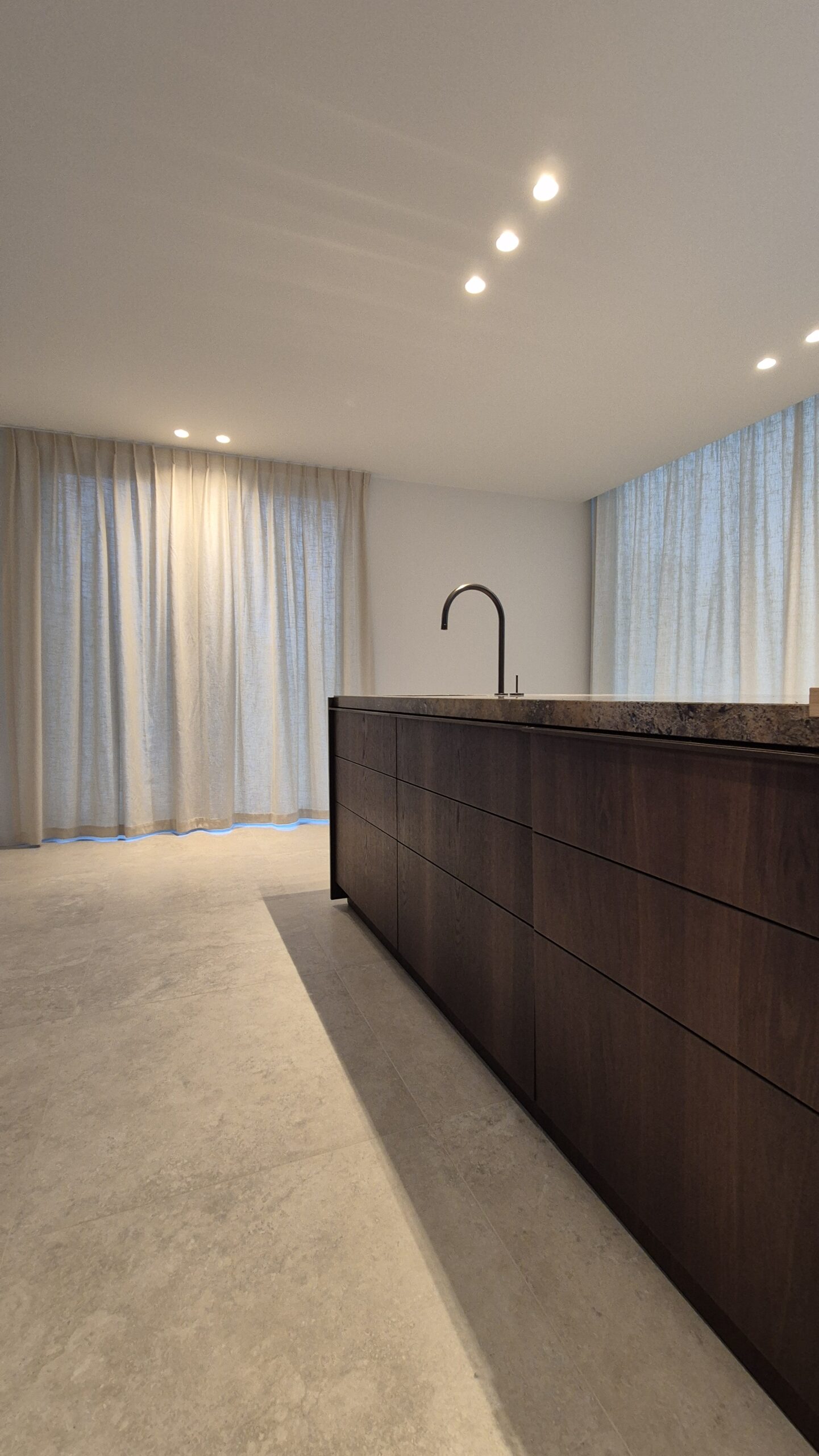 Gordijnen zwaar linnen look 